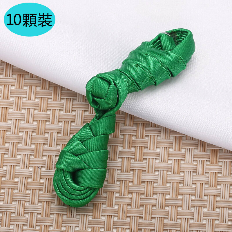 新款【10顆裝】旗袍扣子衣服配件（送針線）(綠色)