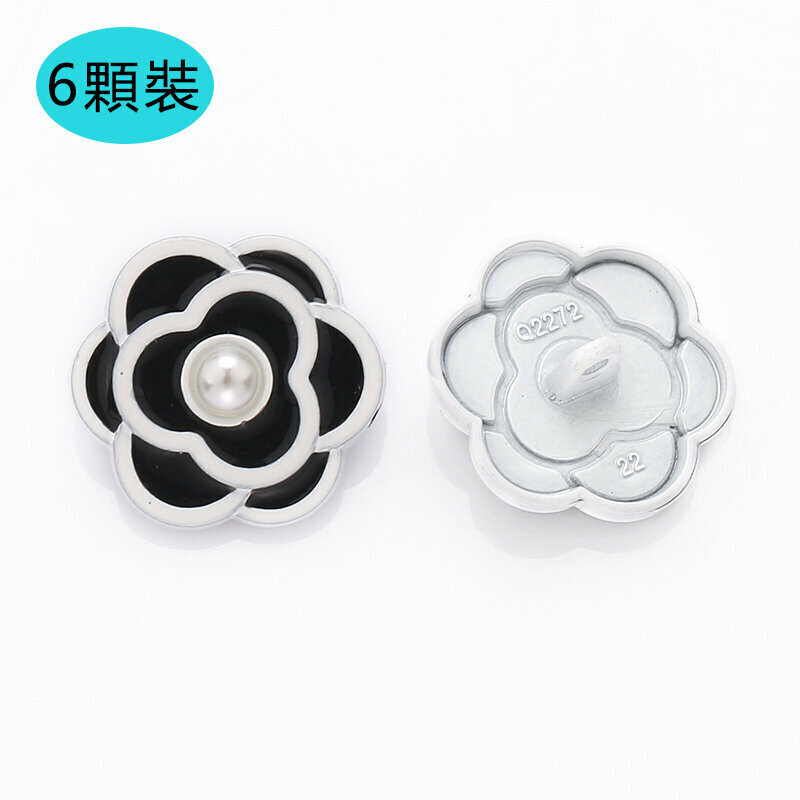 新款【6顆裝】金屬紐扣衣服配件(18mm 送針線)（67號款）