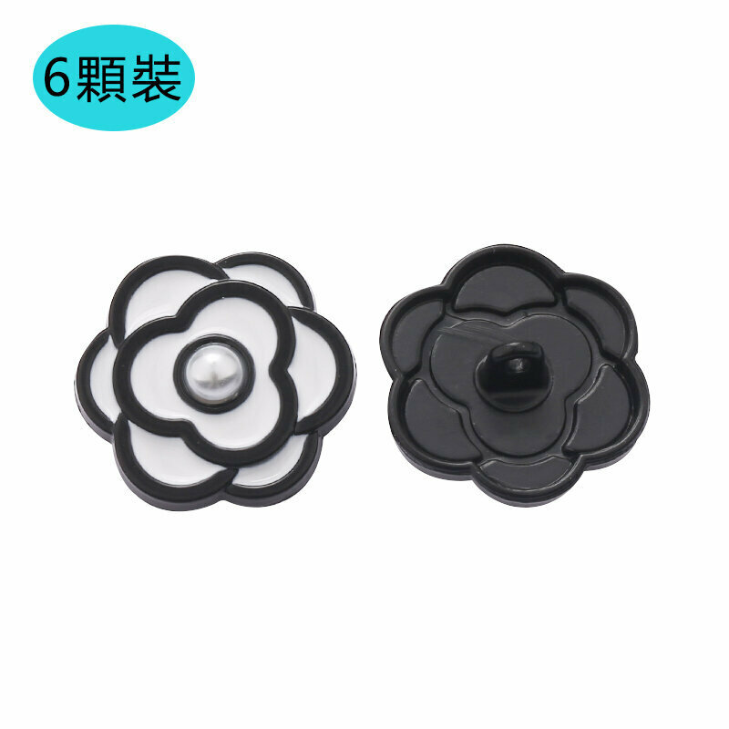 新款【6顆裝】金屬紐扣衣服配件(18mm 送針線)（68號款）