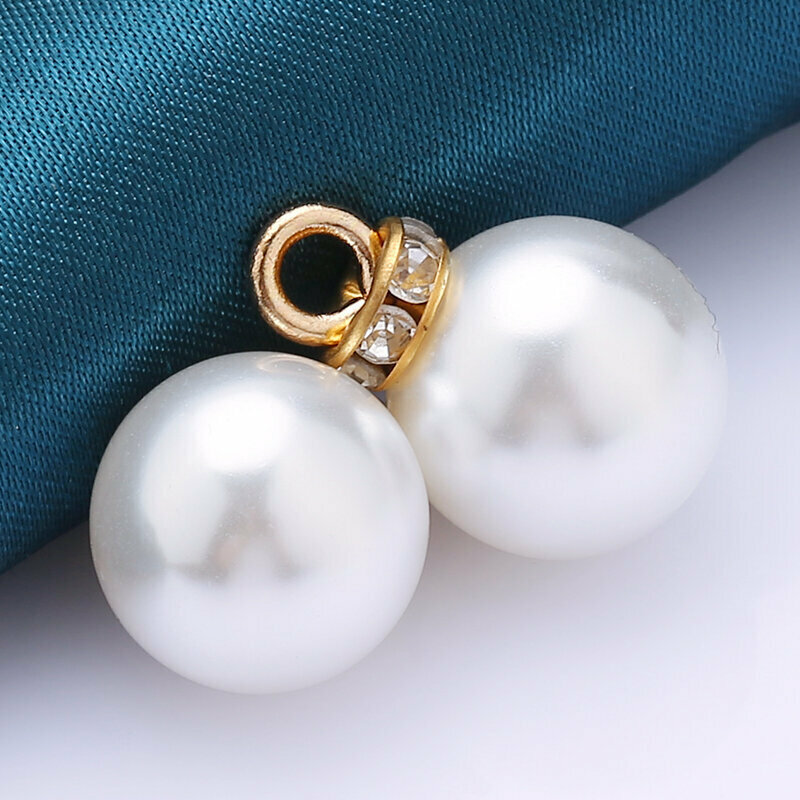 New style [pack of 10] small button clothing accessories (8mm, free needle and thread) (Style 12)