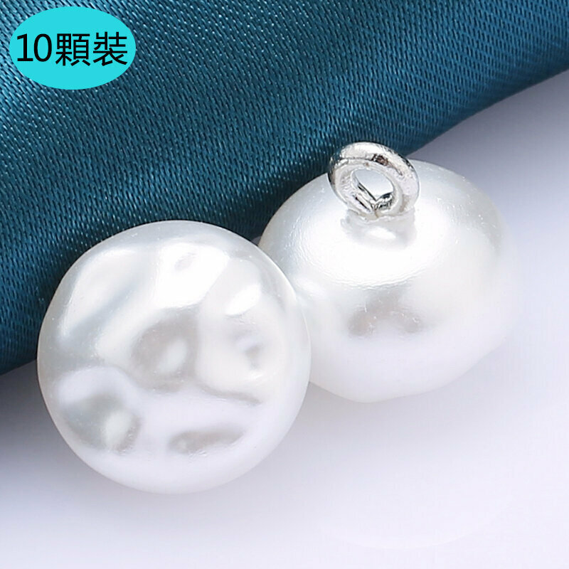 New style [pack of 10] small button clothing accessories (8mm, free needle and thread) (Style 19)