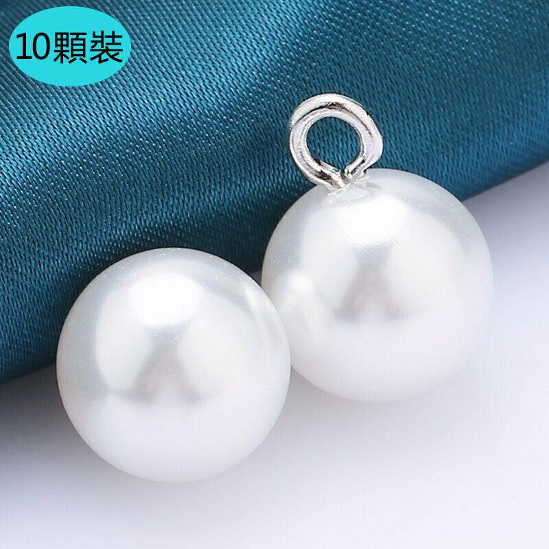 New style [pack of 10] small button clothing accessories (8mm, free needle and thread) (Style 24)