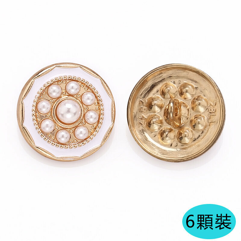 熱賣【6顆裝】金屬紐扣衣服配件(23mm 送針線)【下單後請聯絡客服確認發貨款式】