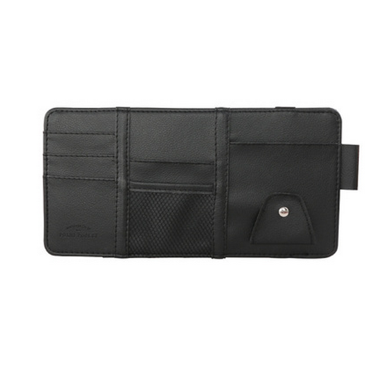 Hot Selling Multifunctional Car Sun Visor Storage Bag Ticket Card Bag [Please contact customer service to confirm the delivery color after placing the order]