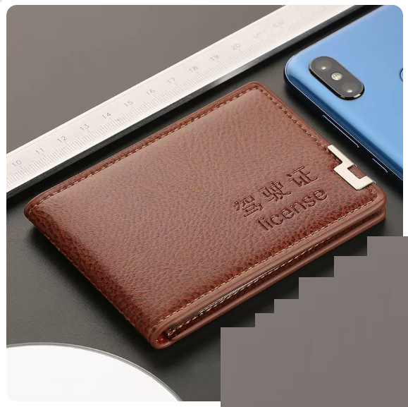 Hot selling driver's license leather case (upgraded nine card slots [brown model])