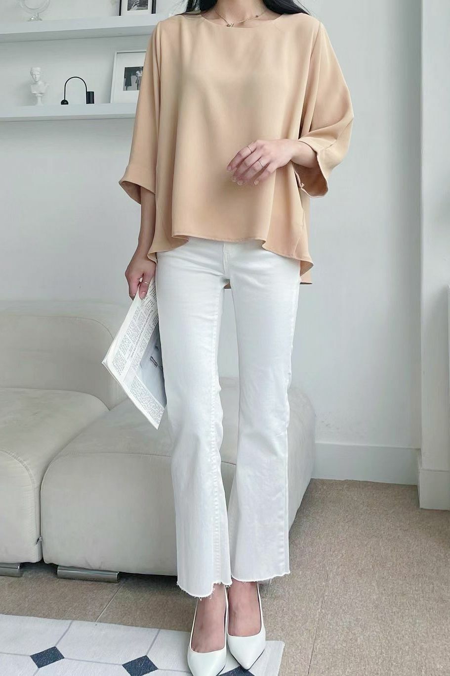 TOP#14429🤎柔之兜兜袖