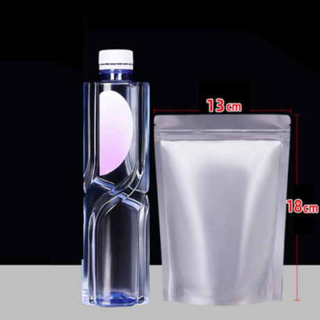 Hotly recommended self-standing pure aluminum foil light-proof packaging bags (22 wires 13*18CM 100 pieces)