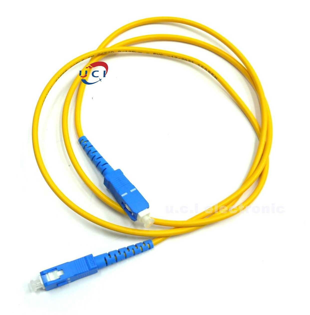 【UCI電子】(二C-3) 電信級SC LC FC 單模光纖跳線 單芯 雙芯 方頭寬頻入戶延長線 網路光纖線 UPC