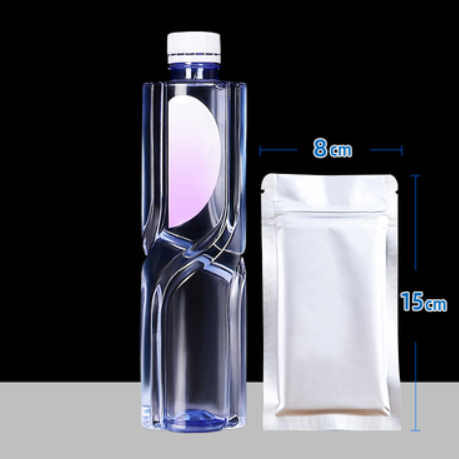 Hot push flat bottom pure aluminum foil light-proof packaging bag (20 wires 8*15CM 100 pieces)