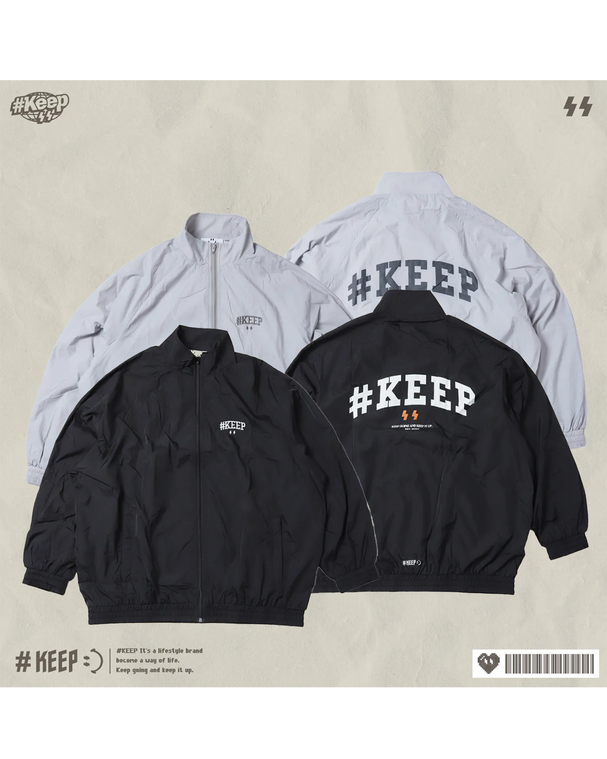 #KEEP 通勤外套 背面大圖 刺繡【KS236】