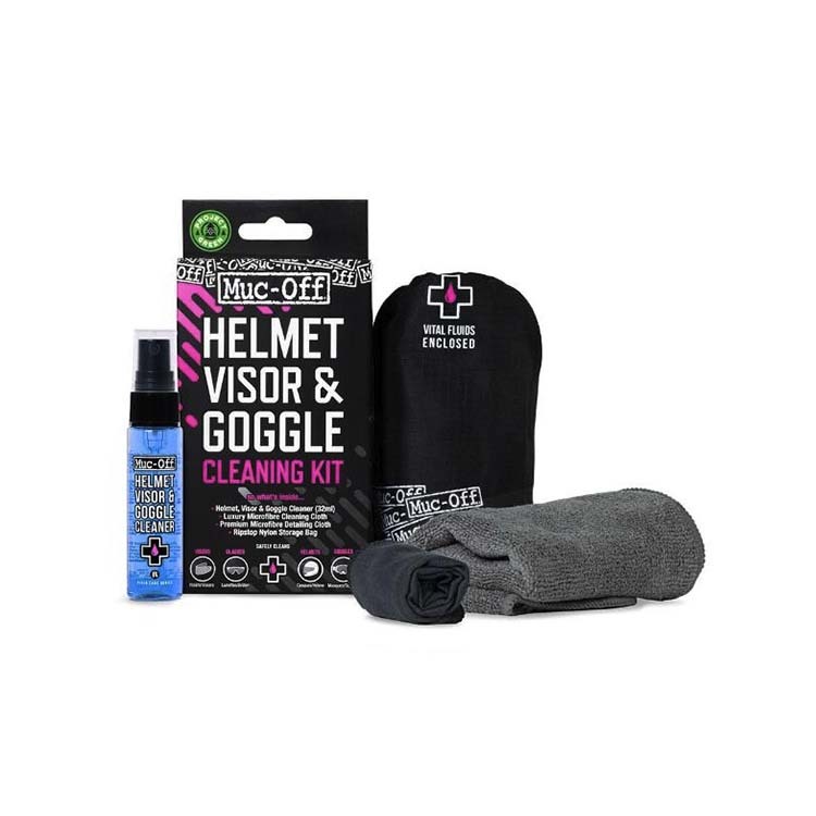 Muc-Off 安全帽＆鏡片清潔束口袋組