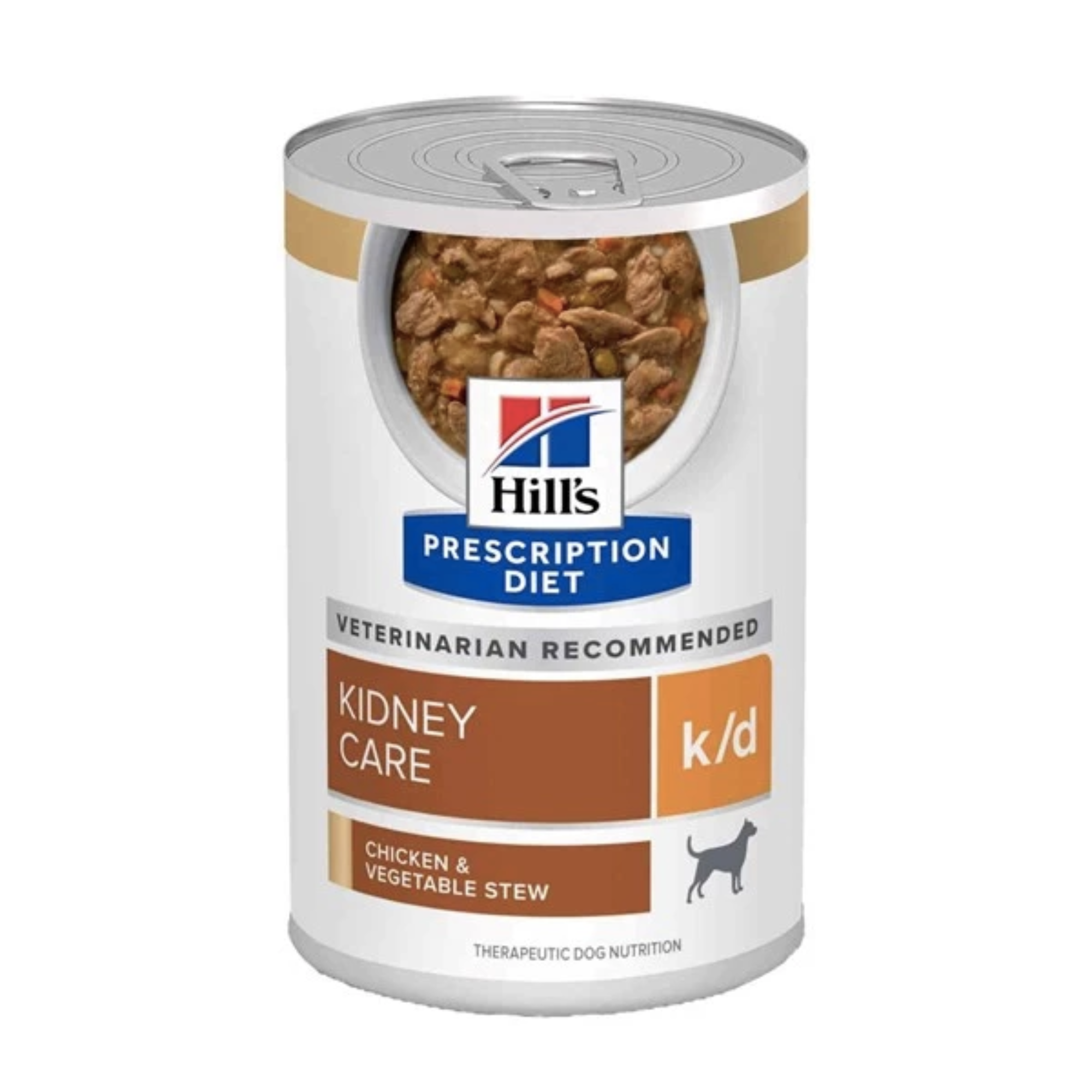 Hill's - 處方食品犬用 K/D  雞肉及蔬菜燉肉罐頭 12.5OZ (12罐) 3395