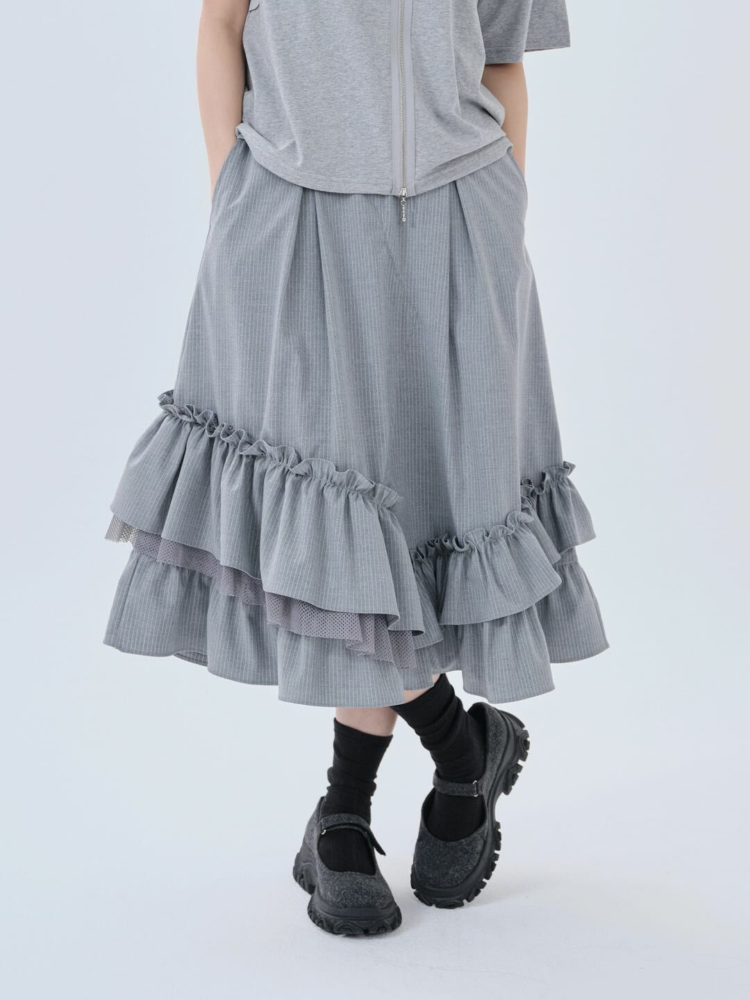 預購 - KR 雙層Ruffle Skirt