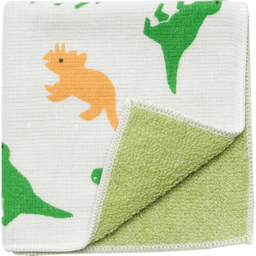 濱文様 恐龍綠色手帕