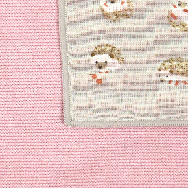 濱文様 刺蝟灰色手帕