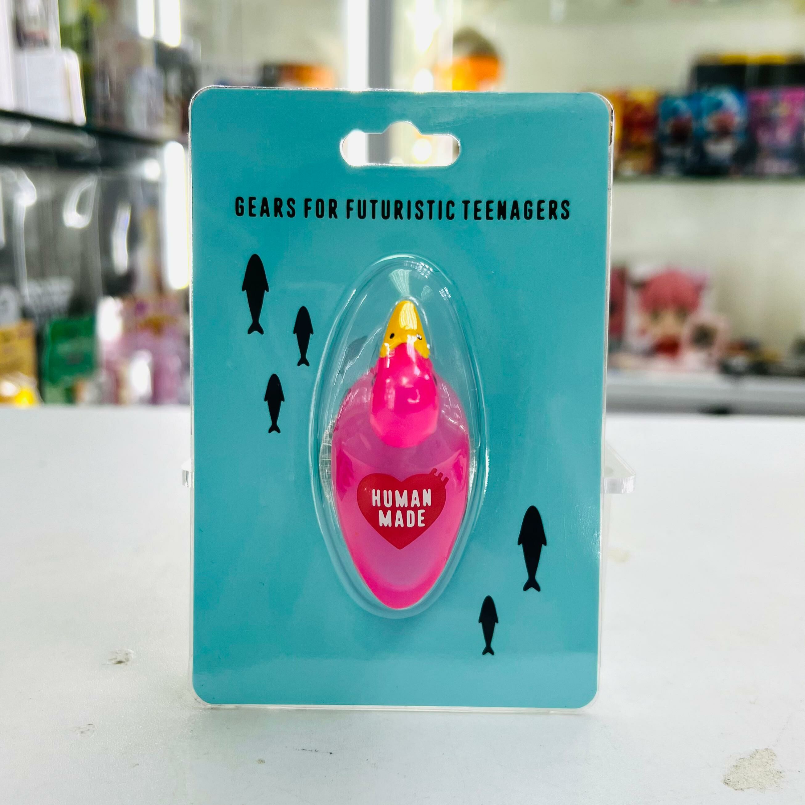 human made duck keychain -Pink