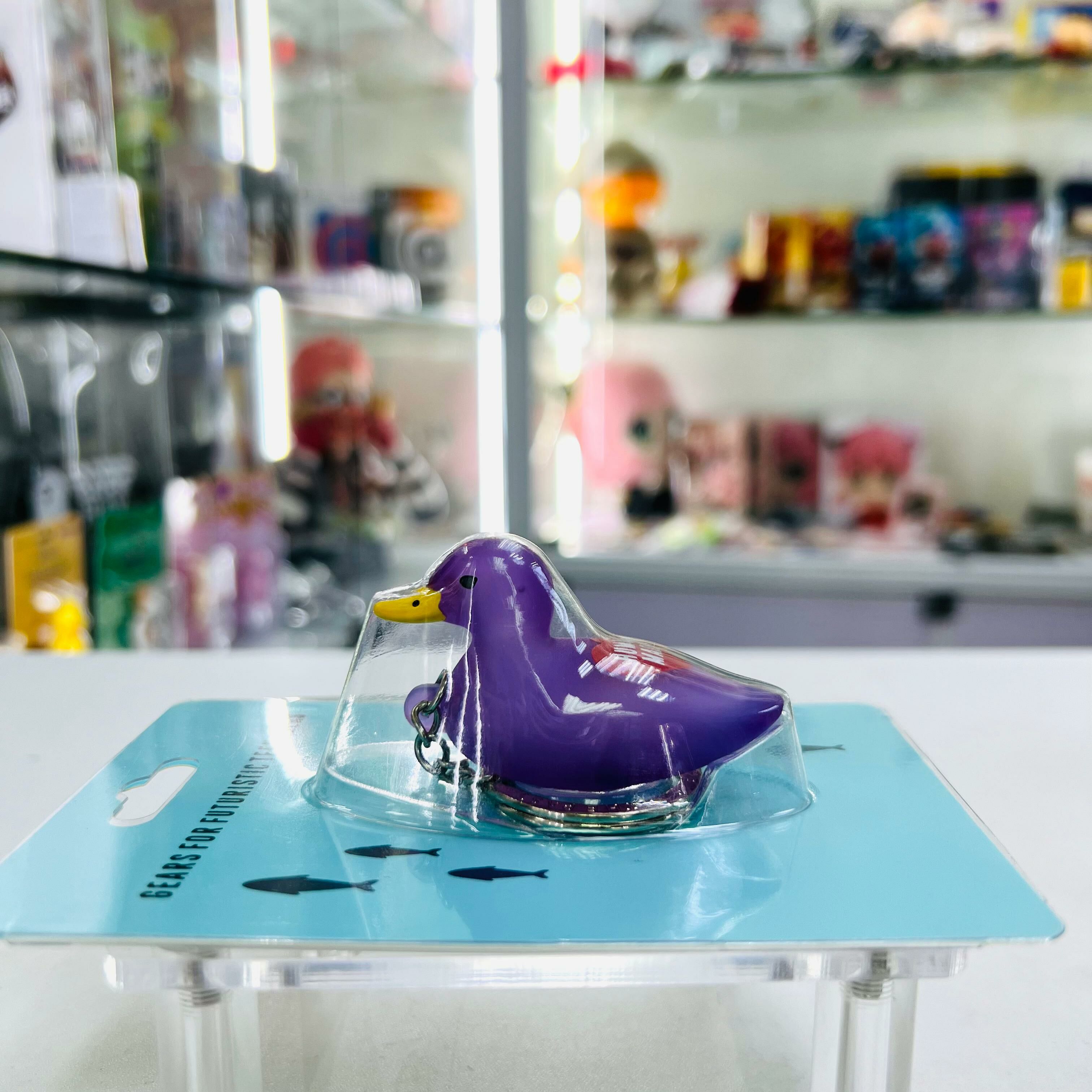 human made duck keychain -Purple