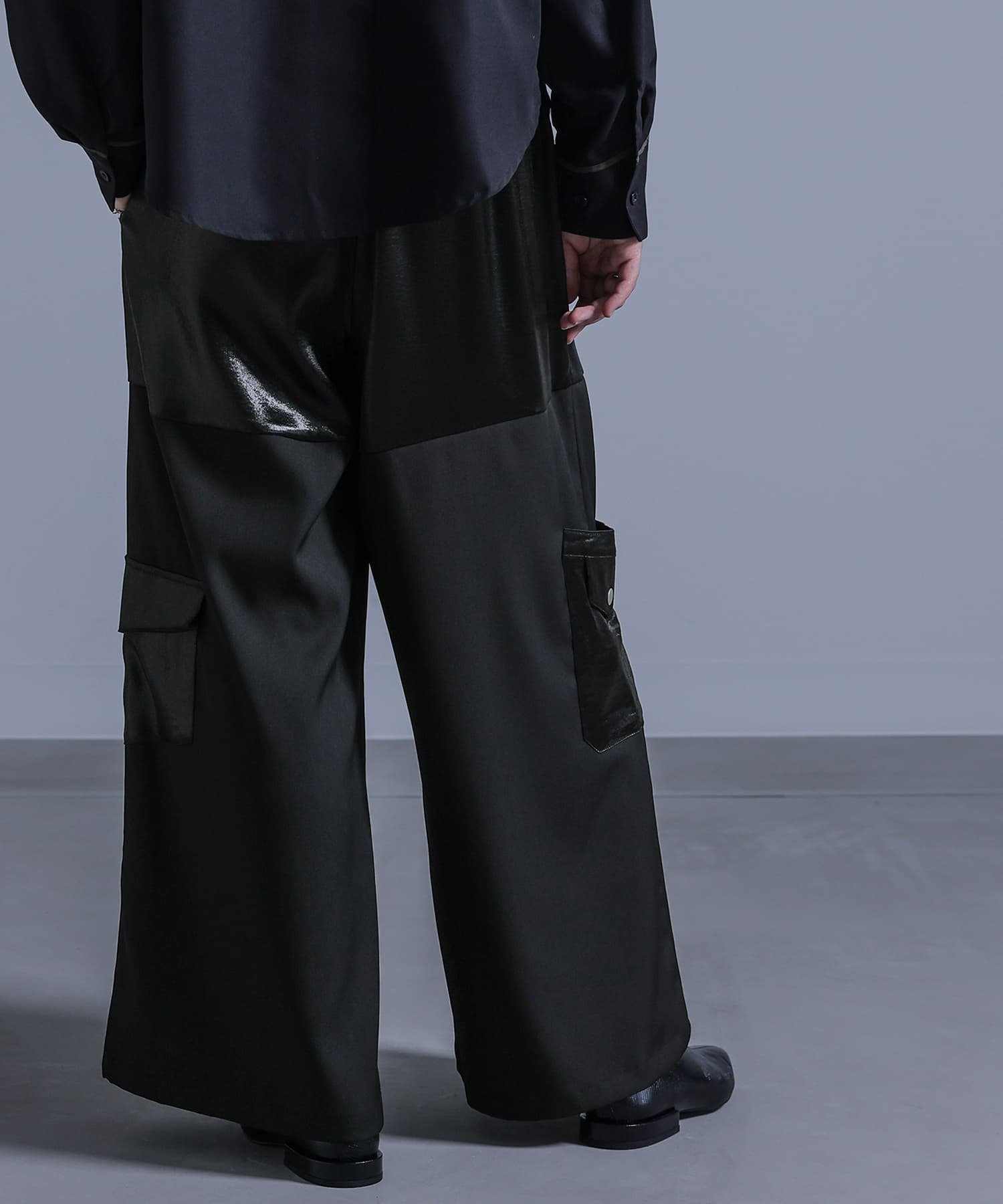 預購 - JP 拼布闊腳褲