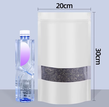 Popular white ziplock bags (20 silk 20*30+5CM 100 pieces)