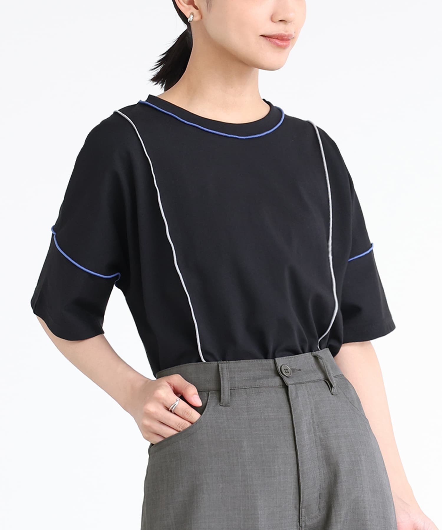 預購 - JP 明線配色Top