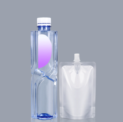 Popular aluminum foil nozzle self-standing packaging bag (20 filaments, 100ml middle mouth, 100 pieces)