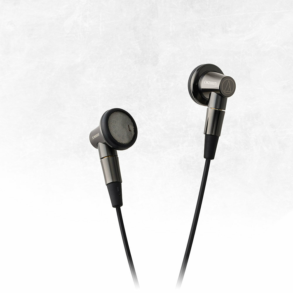 Audio-Technica ATH-CM2000Ti Titanium Ear-bud Headphones