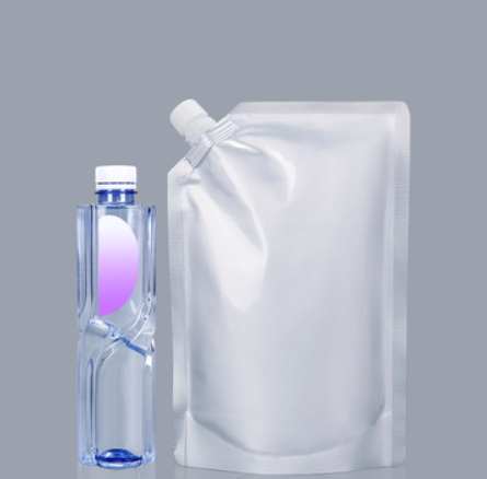 Popular aluminum foil nozzle self-standing packaging bag (30 filaments, 1500ml oblique nozzle, 100 pieces)