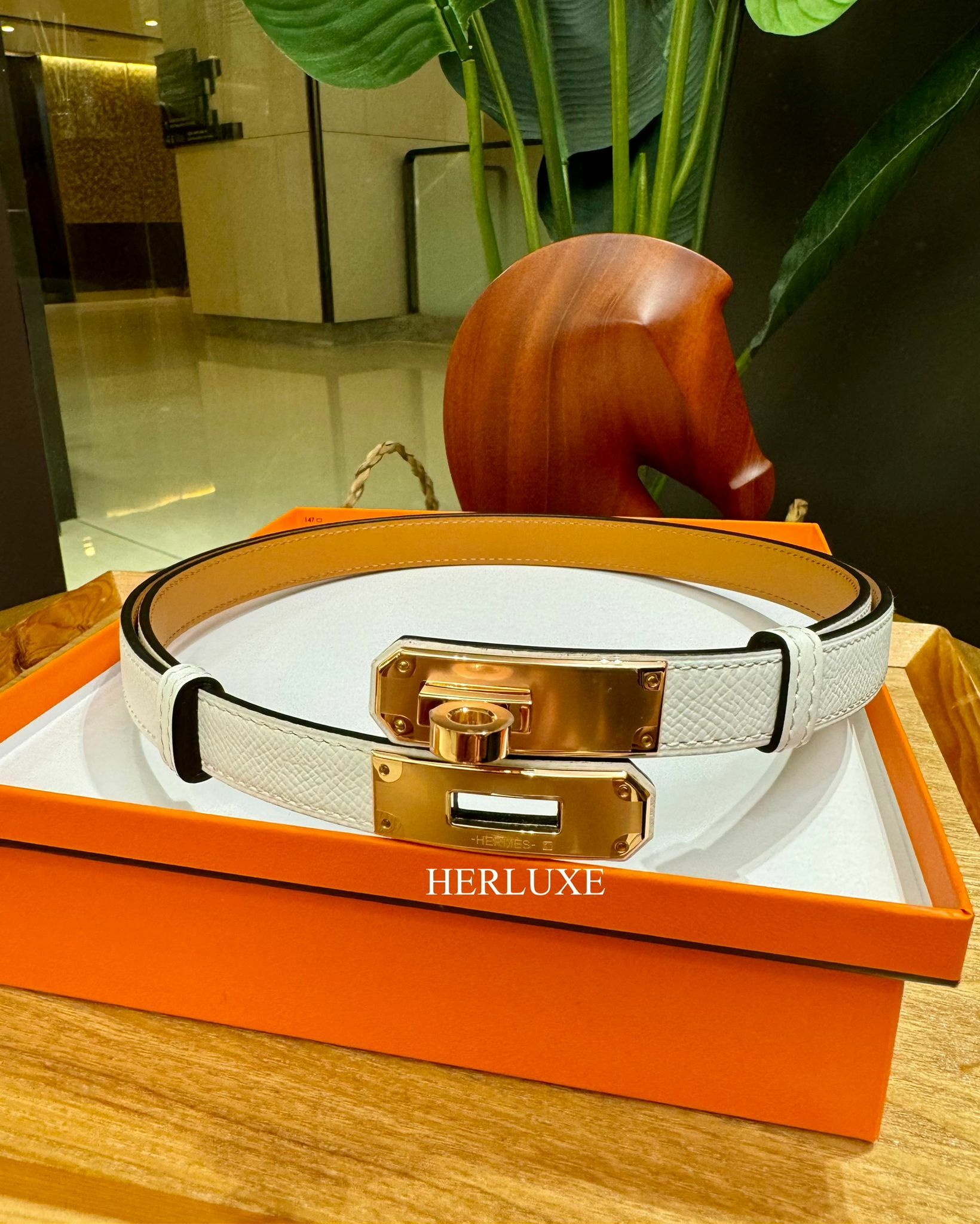 Kelly belt 01 blanc epsom CD