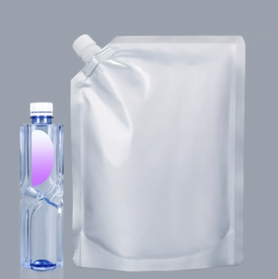 Popular aluminum foil nozzle self-standing packaging bag (30 filaments, slanted nozzle 2000ml, 100 pieces)