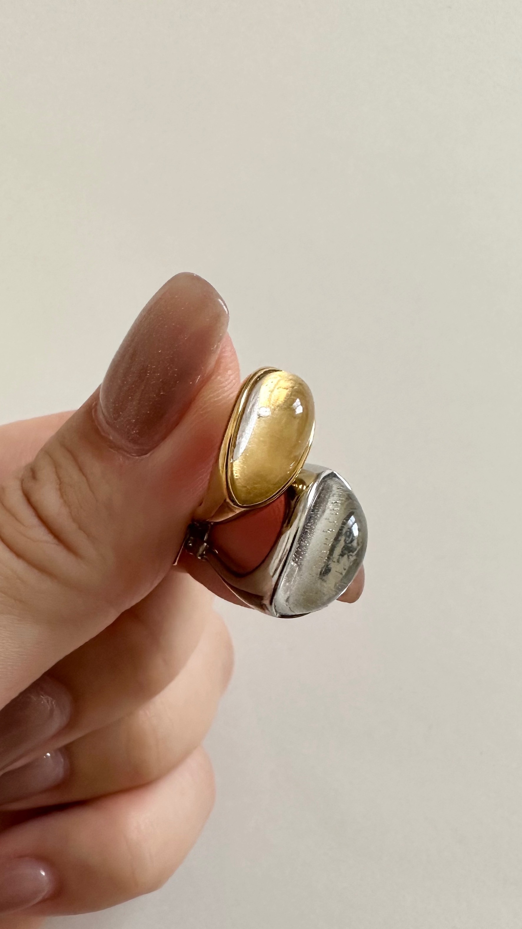 SS glass drop pierce