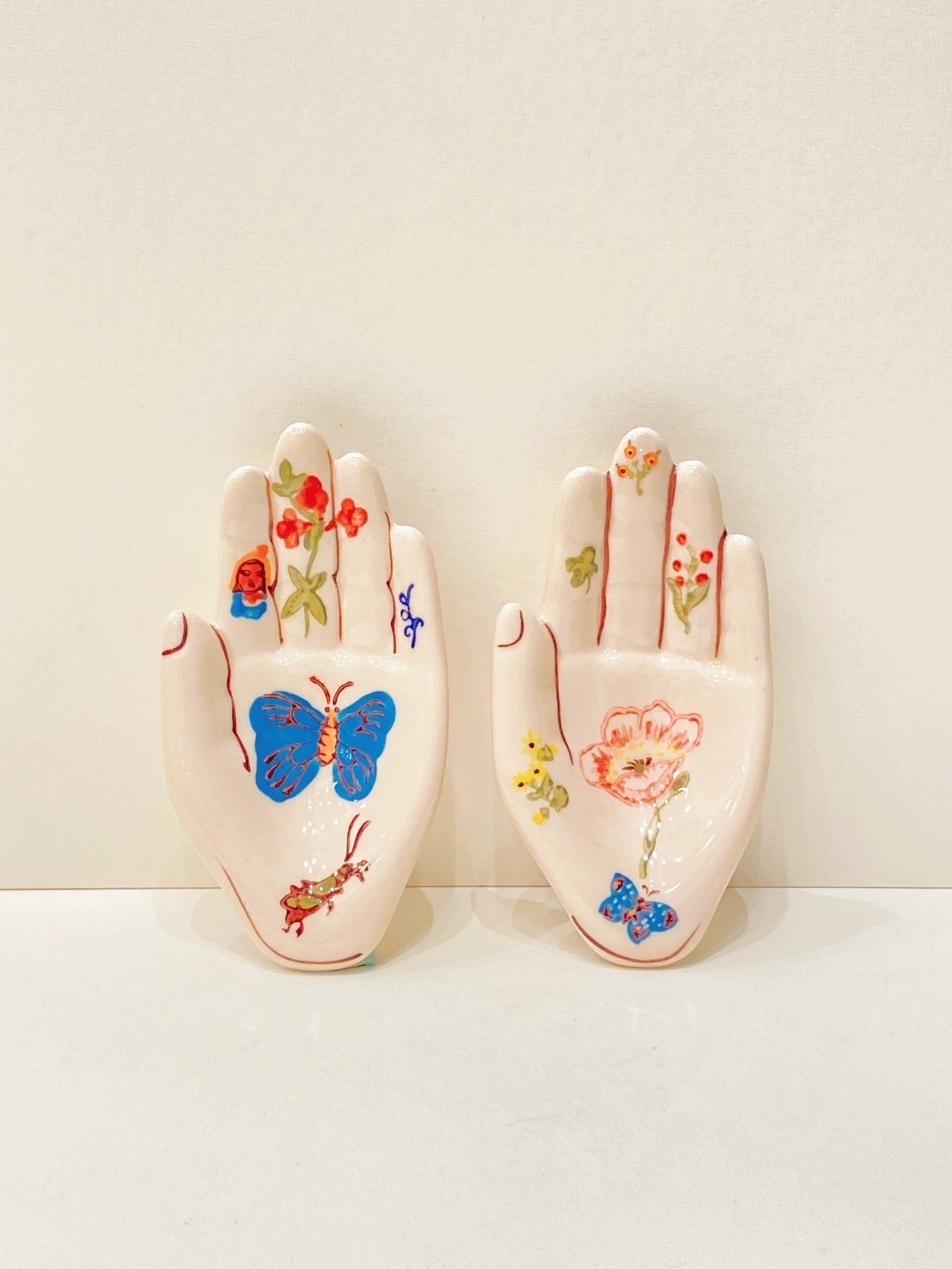 藝術家手掌花園盤