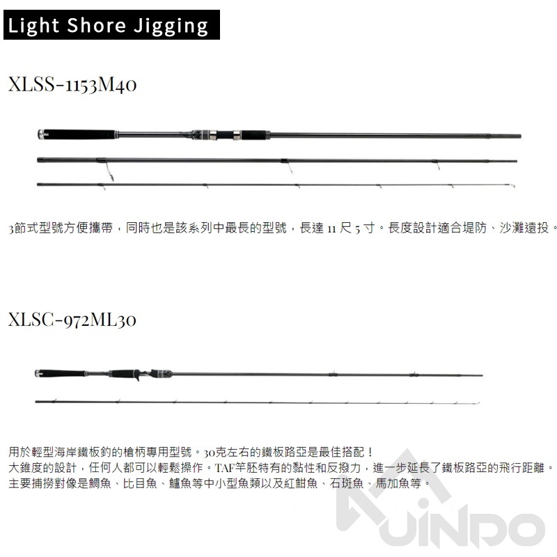 Abu Garcia Salty Stage Prototype LIGHT SHORE JIGGING XLSS