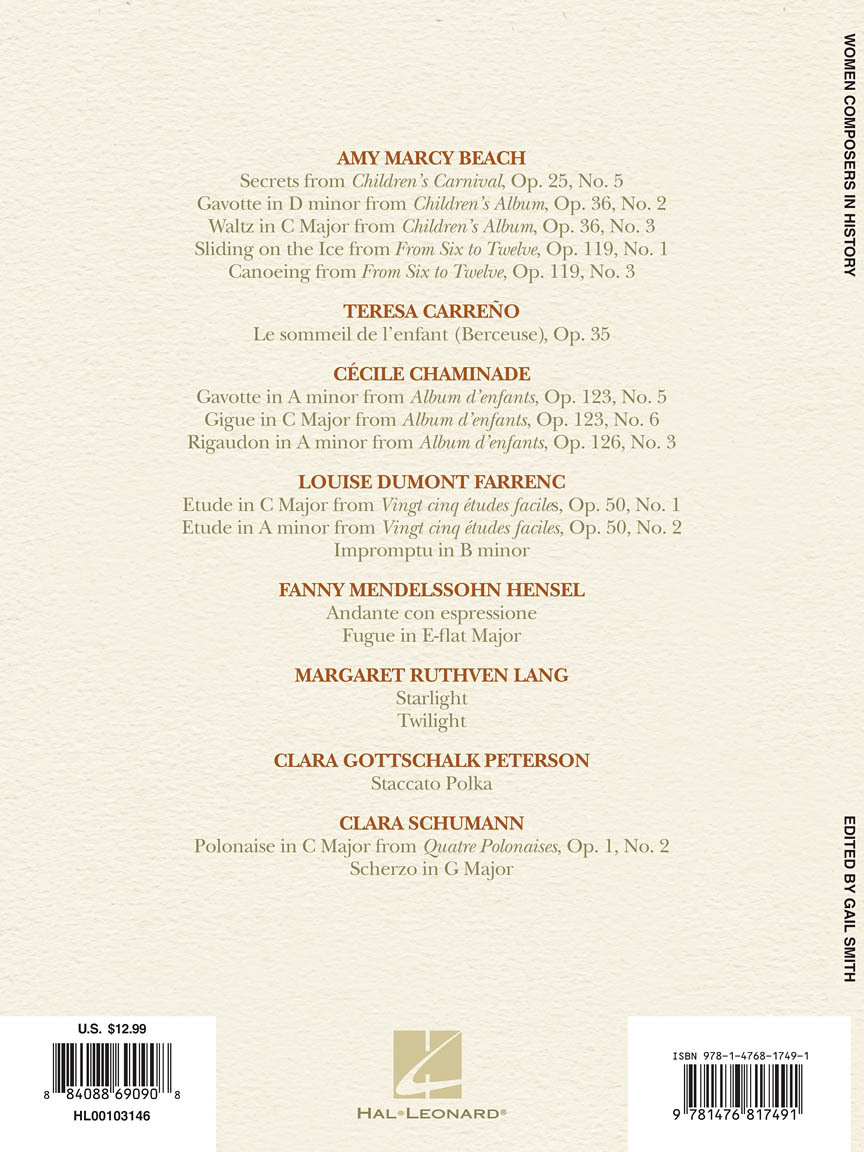 《八位女性作曲家鋼琴獨奏曲集》