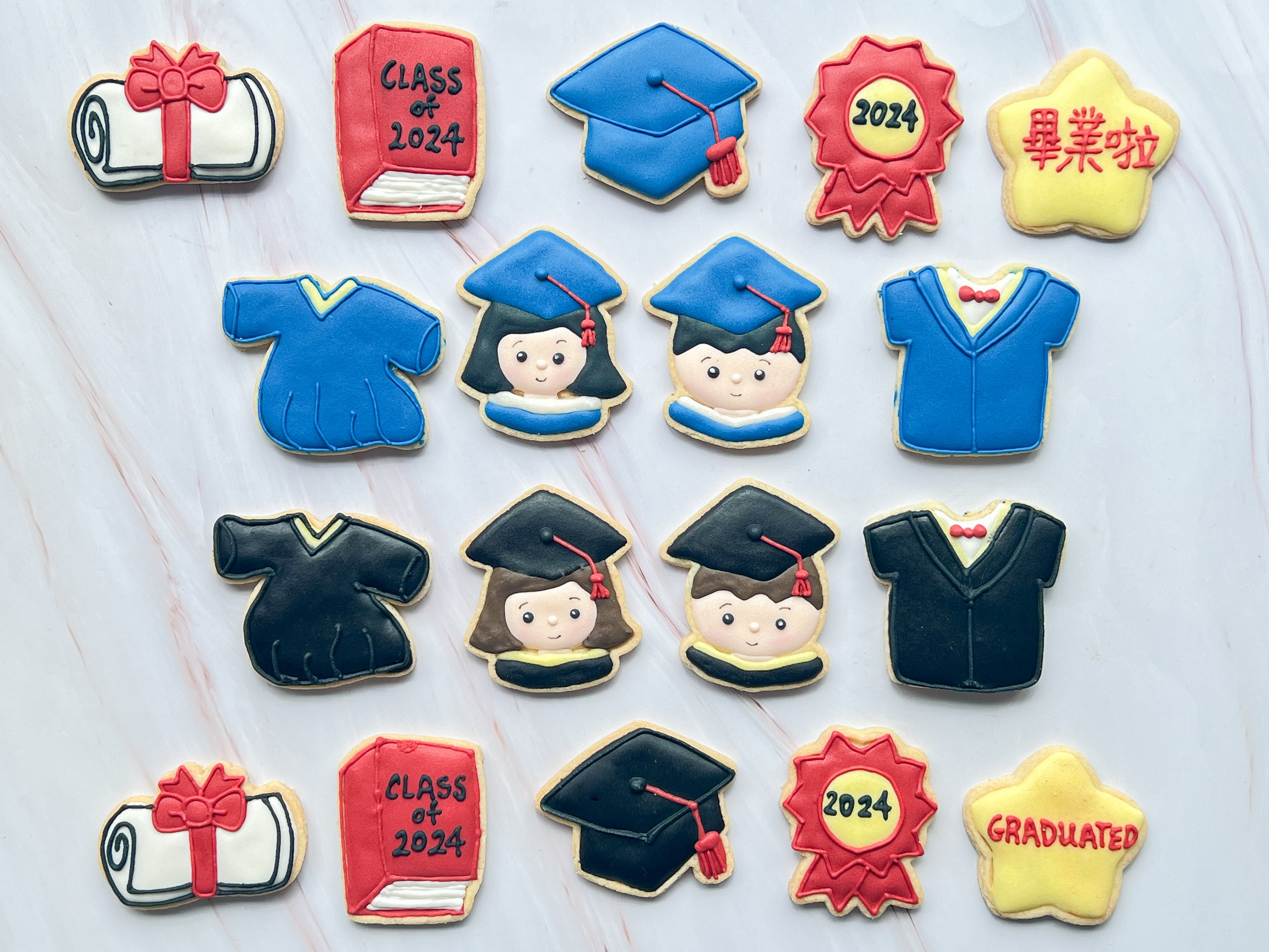 畢業糖霜曲奇 (Set B)