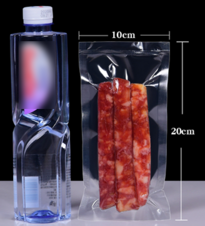 Popular glossy vacuum packaging bags (16 silk 10*20CM 500 pieces)