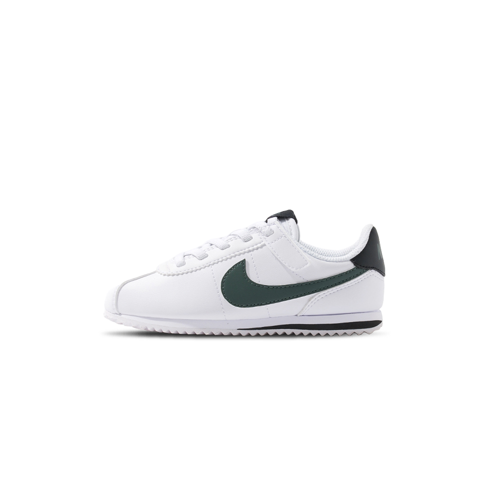 Nike Kids Cortez EasyOn 小童 白黑綠 阿甘鞋 運動 魔鬼氈 彈性 休閒鞋 DM0951-106