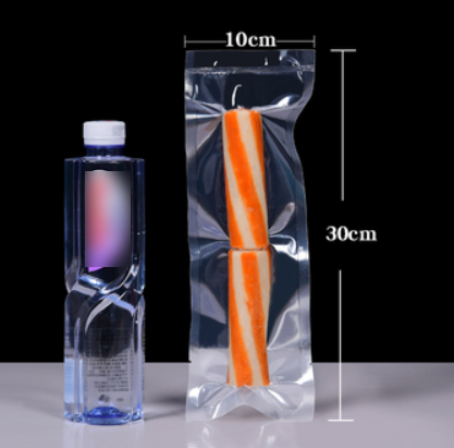 Popular glossy vacuum packaging bags (16 silk 10*30CM 100 pieces)