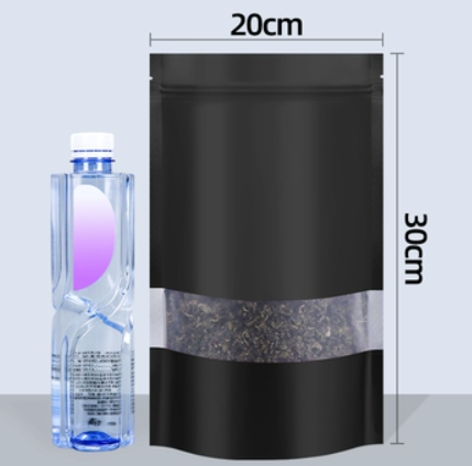 Popular black ziplock bags (20 silk 20*30+5CM 50 pieces)