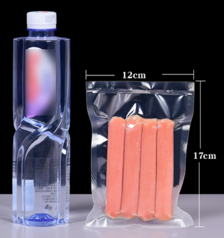 Popular glossy vacuum packaging bags (16 silk 12*17CM 500 pieces)