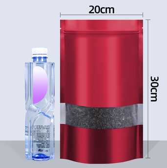 Popular red ziplock bags (20 silk 20*30+5CM 100 pieces)