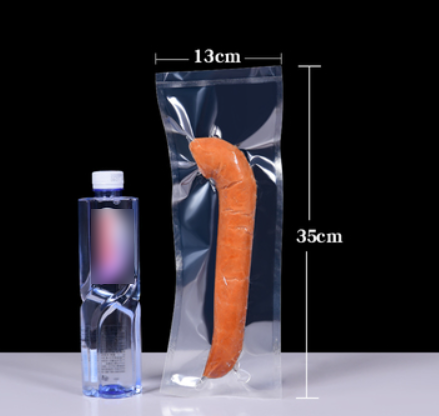 Popular glossy vacuum packaging bags (16 silk 13*35CM 100 pieces)