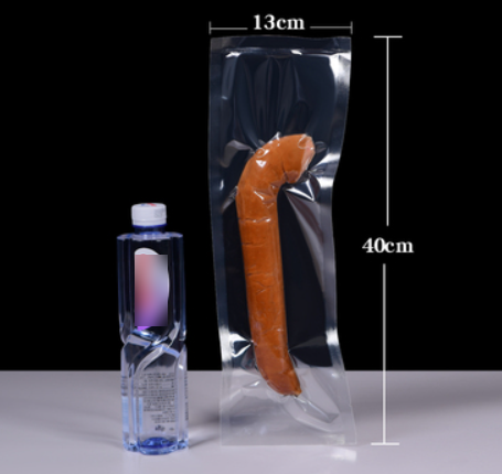 Popular glossy vacuum packaging bags (16 silk 13*40CM 200 pieces)