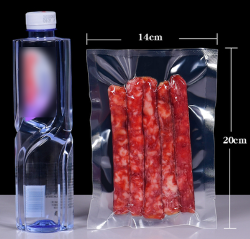 Popular glossy vacuum packaging bags (16 silk 14*20CM 500 pieces)