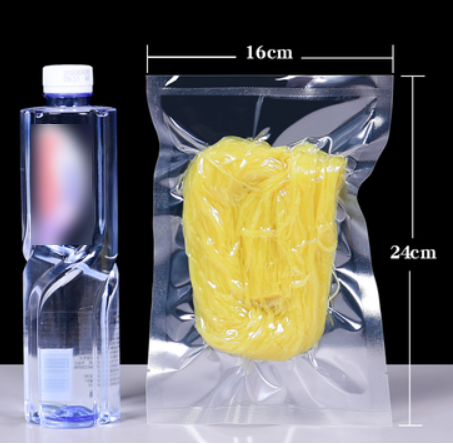 Popular glossy vacuum packaging bags (16 silk 16*24CM 500 pieces)