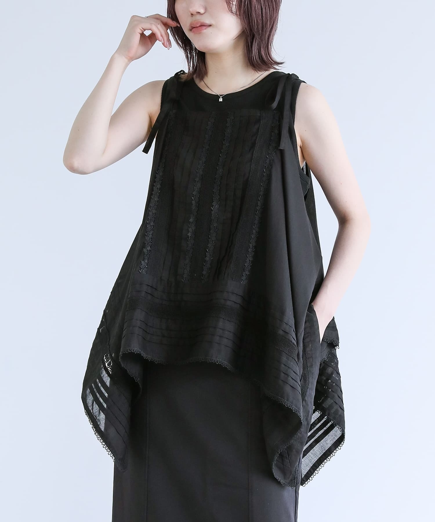 預購 - JP 花邊吊帶背心