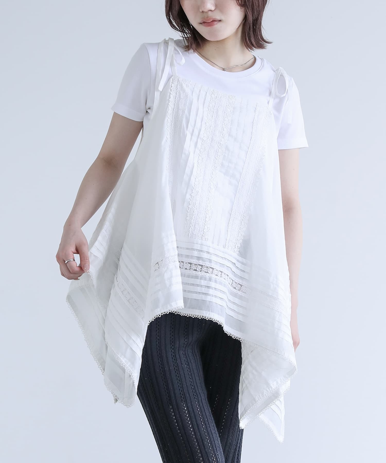 預購 - JP 花邊吊帶背心