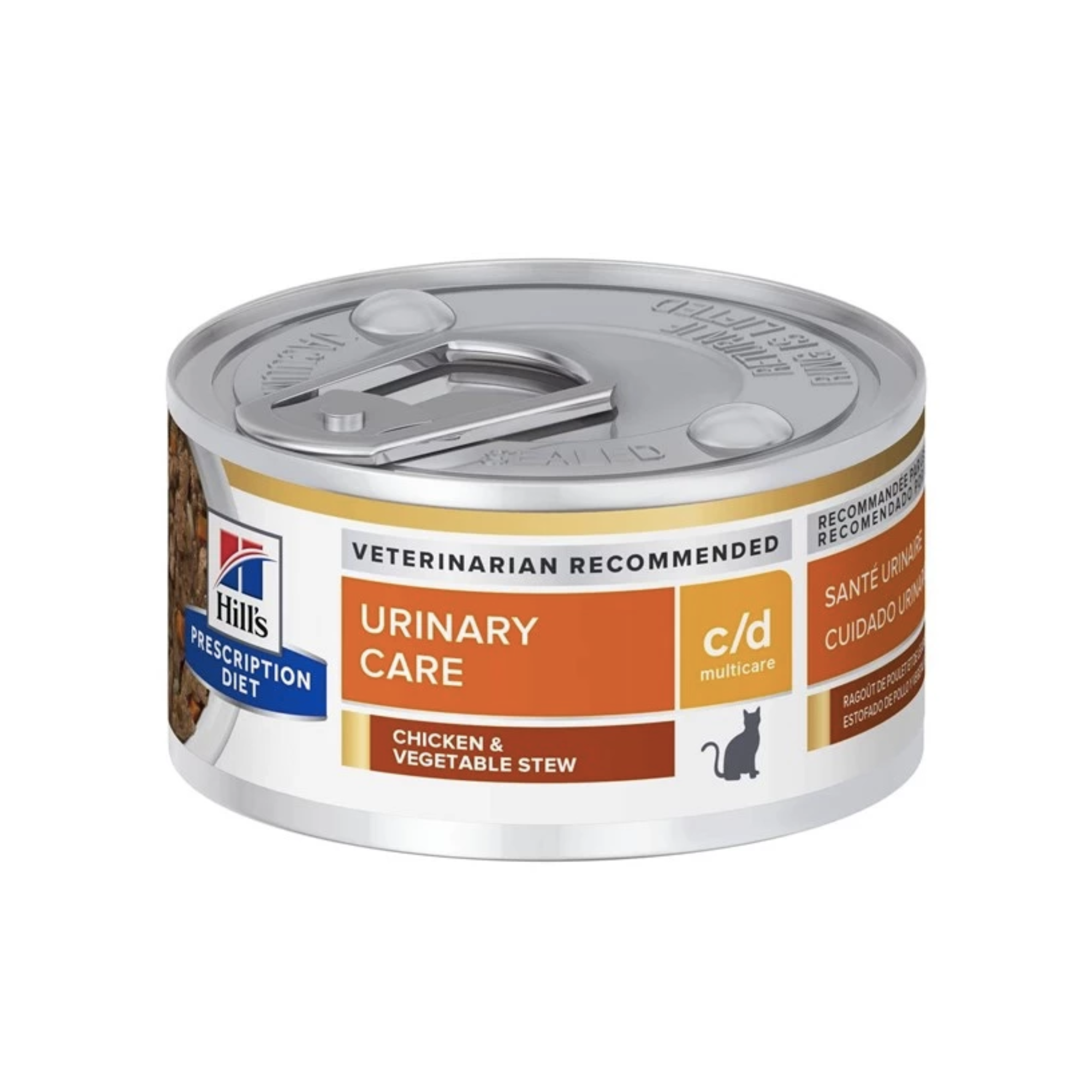 Hill's - 處方食品貓用C/D泌尿護理配方燉蔬菜雞肉 2.9oz (24罐) 3386