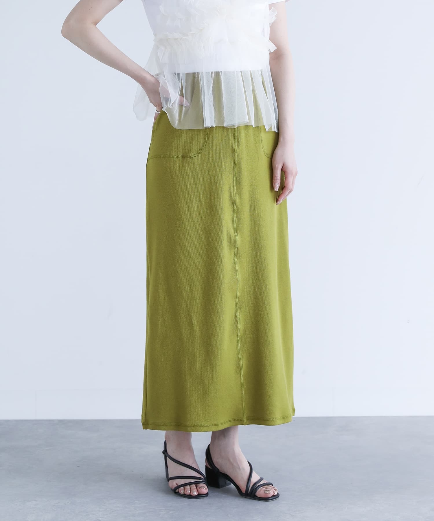 預購 - JP 明線直身Skirt