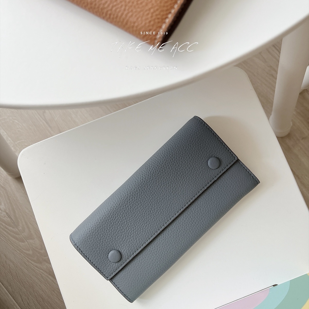 完美內裝牛皮鈕扣長夾｜Take Me 闆娘嚴選真皮包