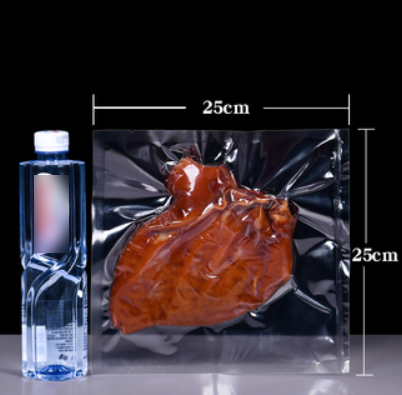 Popular glossy vacuum packaging bags (16 silk 25*25CM 100 pieces)